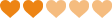 Bewertungsherzen