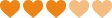 Bewertungsherzen