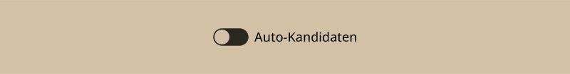 Schalter zum Aktivieren der Auto-Kandidaten-Funktion
