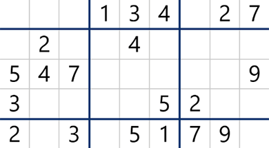 Microsoft Sudoku Vorschau
