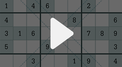 Sudoku Diagonal Vorschaubild